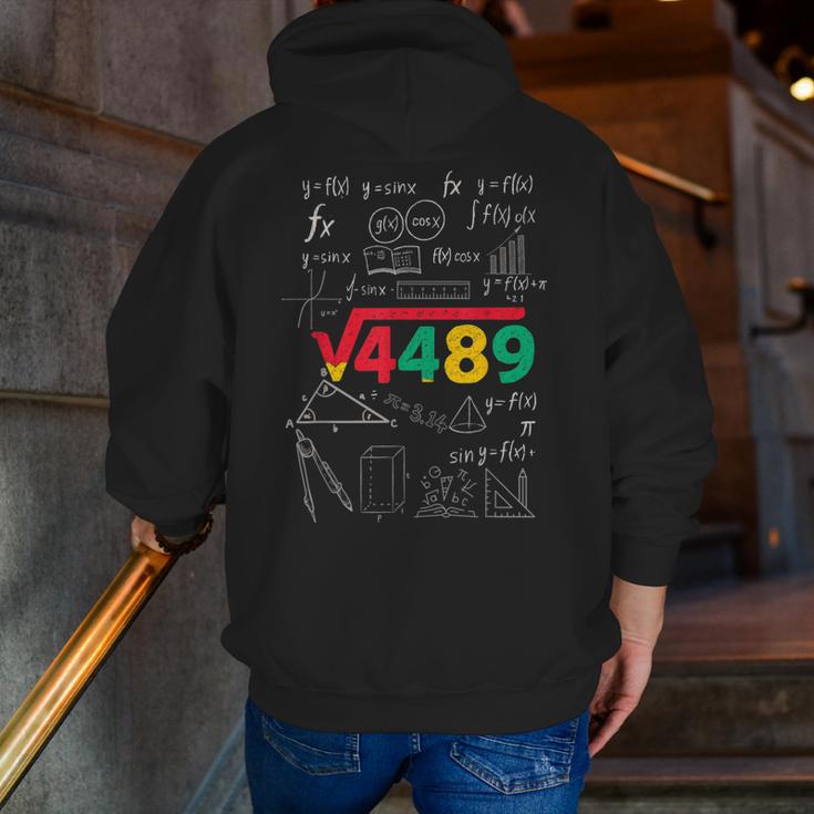 Teacher Math 67 Meme Square Root 4489 Slang Six Seven Men Zip Up Hoodie Back Print, funny gift Teacher Math 67 Meme Square Root 4489 Slang Six Seven Men Zip Up Hoodie Back Print, funny gift