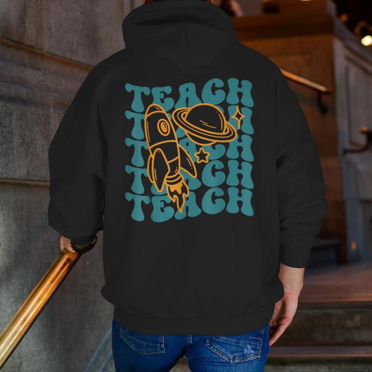 Teacher Outer Space Science Astronomy Planet Saturn Teach Men Zip Up Hoodie Back Print, Science Teacher Hoodies, funny gift Teacher Outer Space Science Astronomy Planet Saturn Teach Men Zip Up Hoodie Back Print, Science Teacher Hoodies, funny gift