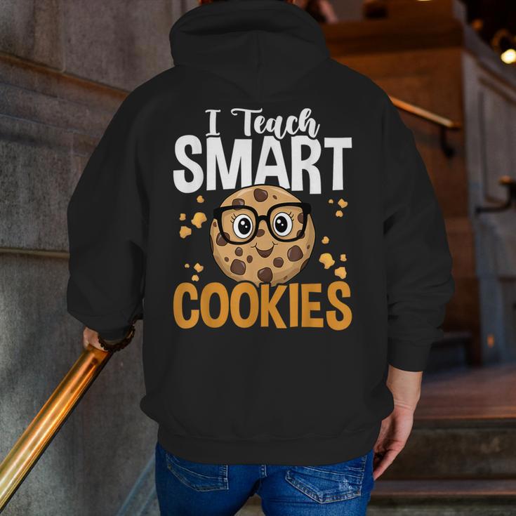 Teacher I Teach Smart Cookies Nerd Men Zip Up Hoodie Back Print, funny gift Teacher I Teach Smart Cookies Nerd Men Zip Up Hoodie Back Print, funny gift