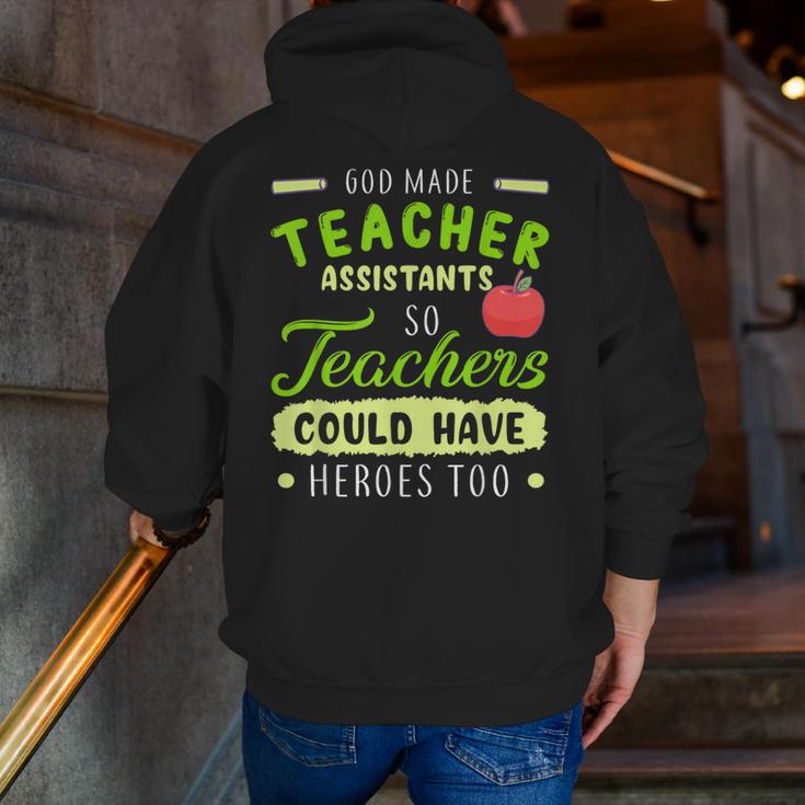 Teacher Teaching Assistant Aide Hero Men Zip Up Hoodie Back Print, funny gift Teacher Teaching Assistant Aide Hero Men Zip Up Hoodie Back Print, funny gift