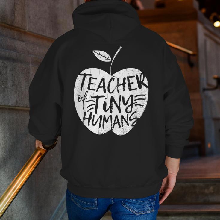 Teacher Of Tiny Humans Preschool Kindergarten Teacher Men Zip Up Hoodie Back Print, funny gift Teacher Of Tiny Humans Preschool Kindergarten Teacher Men Zip Up Hoodie Back Print, funny gift