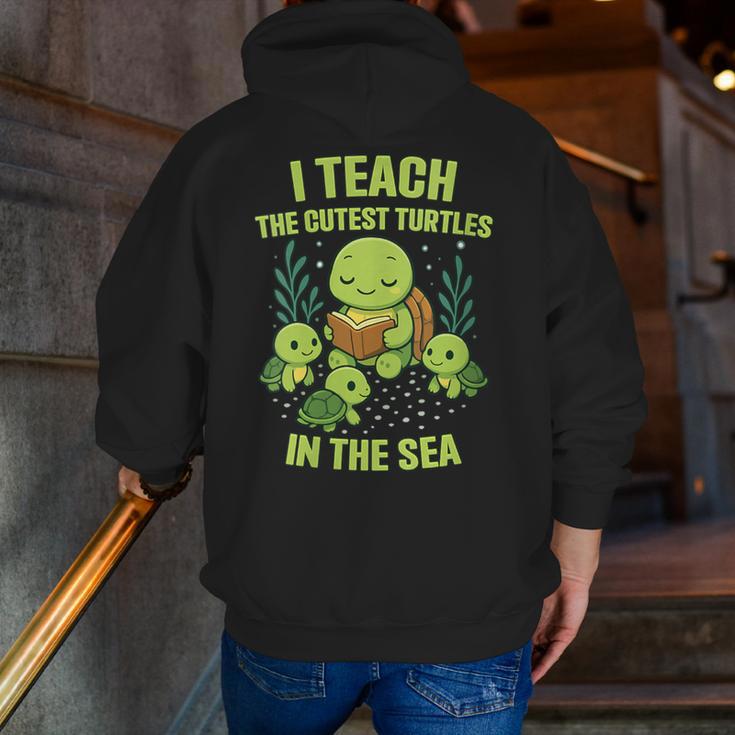Teachers Day Men Zip Up Hoodie Back Print, funny gift