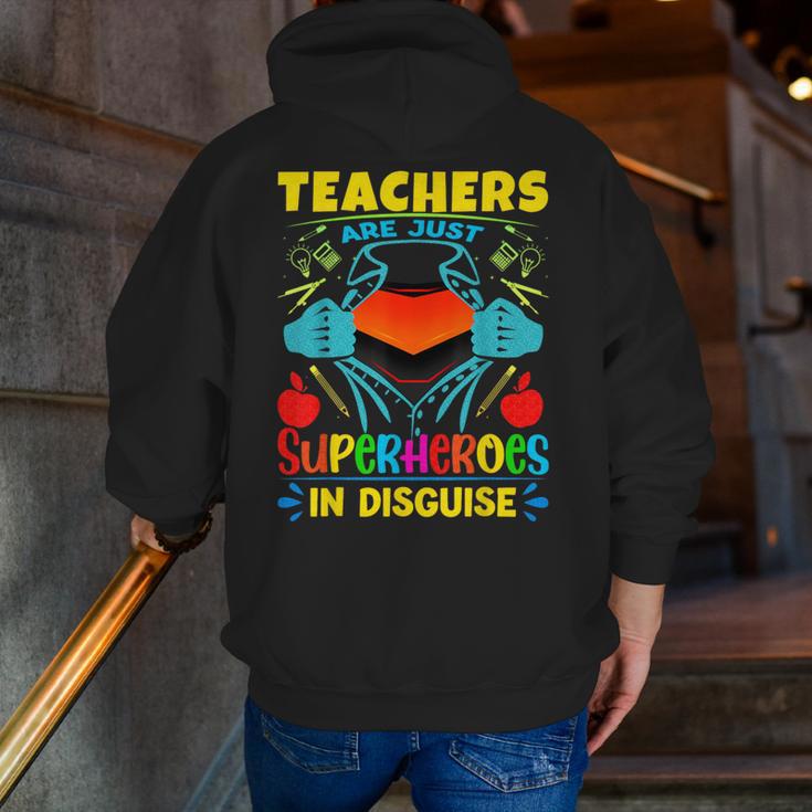 Teachers Are Superheroes – Fun Appreciation Men Zip Up Hoodie Back Print, funny gift Teachers Are Superheroes – Fun Appreciation Men Zip Up Hoodie Back Print, funny gift