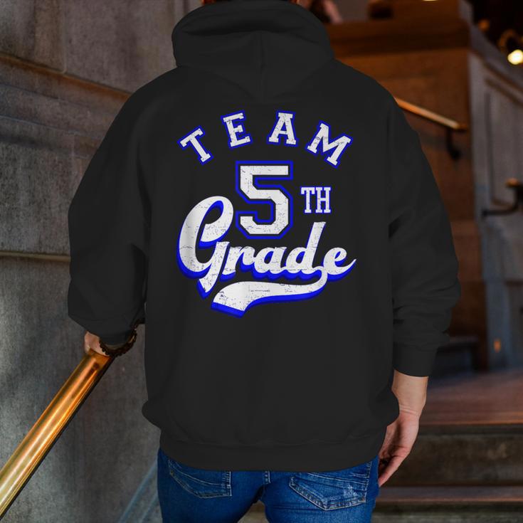 Team 5th Grade Fifth For Teacher Or Students Men Zip Up Hoodie Back Print, funny gift Team 5th Grade Fifth For Teacher Or Students Men Zip Up Hoodie Back Print, funny gift