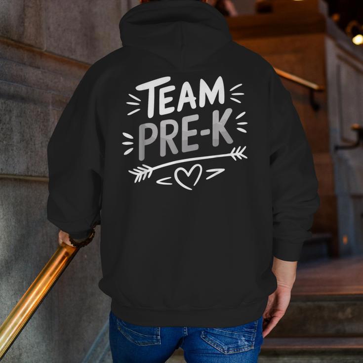 Team Pre K T Shirt Fun For Kids And Teachers Men Zip Up Hoodie Back Print, funny gift Team Pre K T Shirt Fun For Kids And Teachers Men Zip Up Hoodie Back Print, funny gift