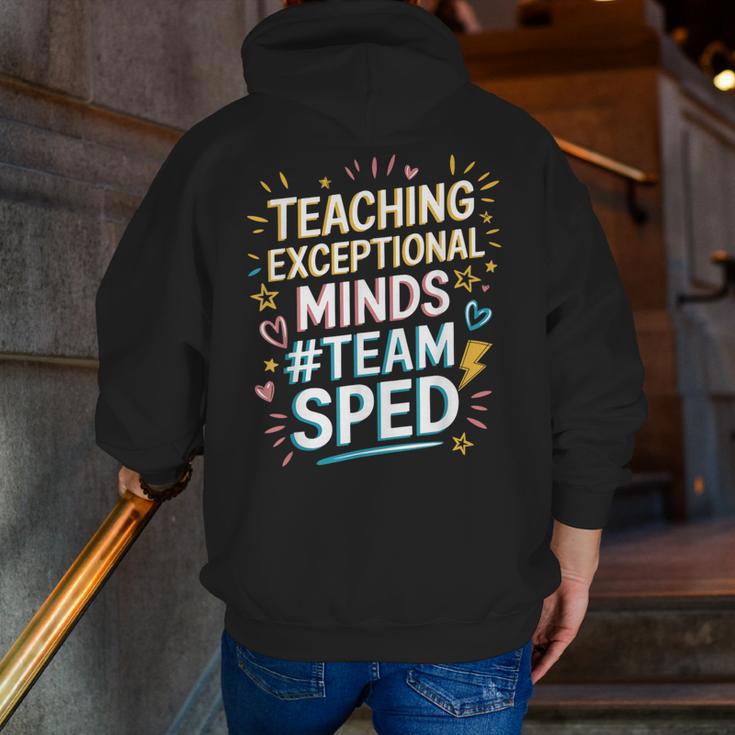 Team Sped Sped Teacher Special Education Teacher Team Men Zip Up Hoodie Back Print, funny gift Team Sped Sped Teacher Special Education Teacher Team Men Zip Up Hoodie Back Print, funny gift