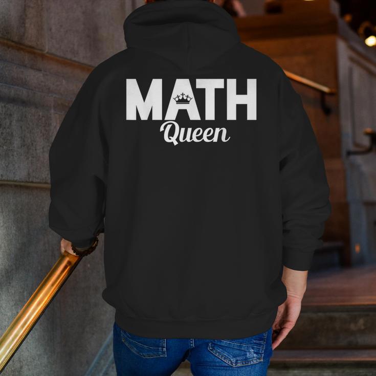 TeeArt Math Mathematics Queen Math Teacher Men Zip Up Hoodie Back Print, funny gift TeeArt Math Mathematics Queen Math Teacher Men Zip Up Hoodie Back Print, funny gift