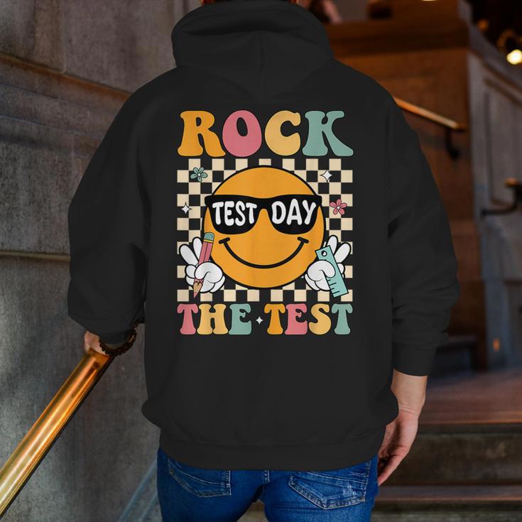 Test Day Rock The Test Teacher Testing Day You Got This Men Zip Up Hoodie Back Print, funny gift Test Day Rock The Test Teacher Testing Day You Got This Men Zip Up Hoodie Back Print, funny gift