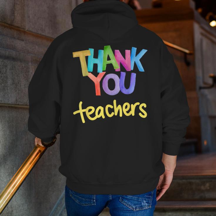 Thank You Teacher Appreciation Graduation Men Women Girls Kids Men Zip Up Hoodie Back Print, funny gift Thank You Teacher Appreciation Graduation Men Women Girls Kids Men Zip Up Hoodie Back Print, funny gift