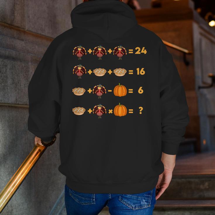Thanksgiving Order Of Operations Turkey Quiz Math Teacher Men Zip Up Hoodie Back Print, funny gift Thanksgiving Order Of Operations Turkey Quiz Math Teacher Men Zip Up Hoodie Back Print, funny gift