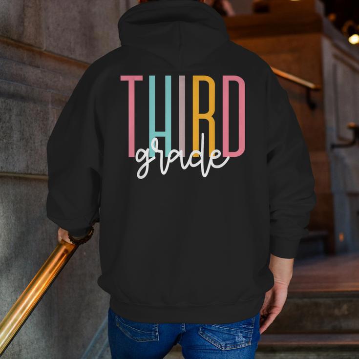 Third Grade Girls Boys Teacher Team 3rd Grade Squad Men Zip Up Hoodie Back Print, funny gift Third Grade Girls Boys Teacher Team 3rd Grade Squad Men Zip Up Hoodie Back Print, funny gift