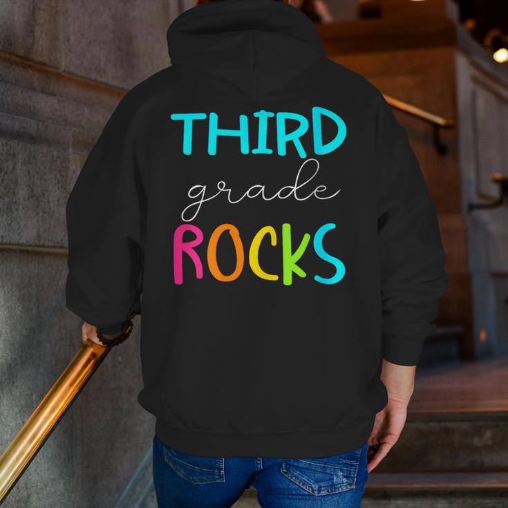 Third Grade Rocks Shirt Team 3rd Grade Teacher Men Zip Up Hoodie Back Print, funny gift Third Grade Rocks Shirt Team 3rd Grade Teacher Men Zip Up Hoodie Back Print, funny gift