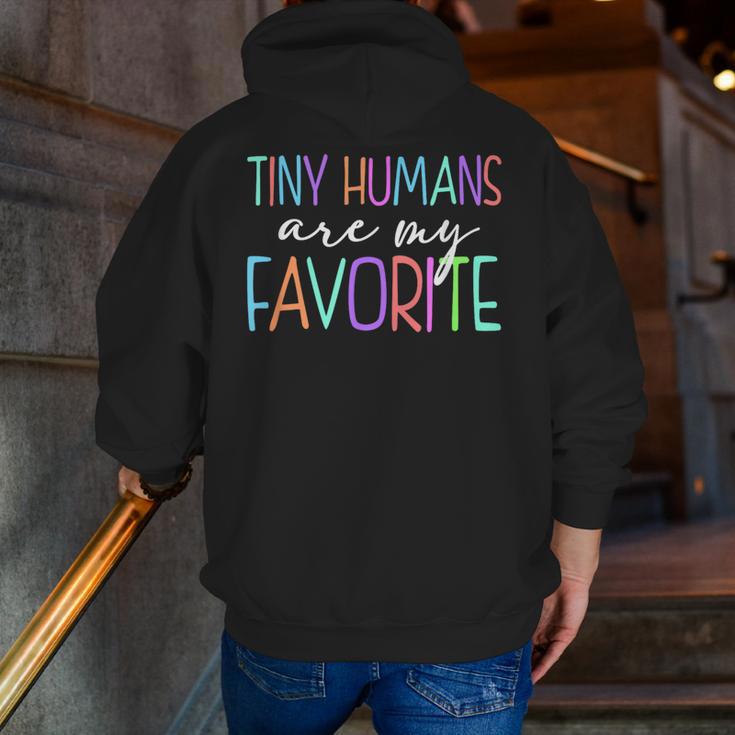 Tiny Humans Are My Favorite Daycare Provider Teacher Daycare Men Zip Up Hoodie Back Print, funny gift Tiny Humans Are My Favorite Daycare Provider Teacher Daycare Men Zip Up Hoodie Back Print, funny gift