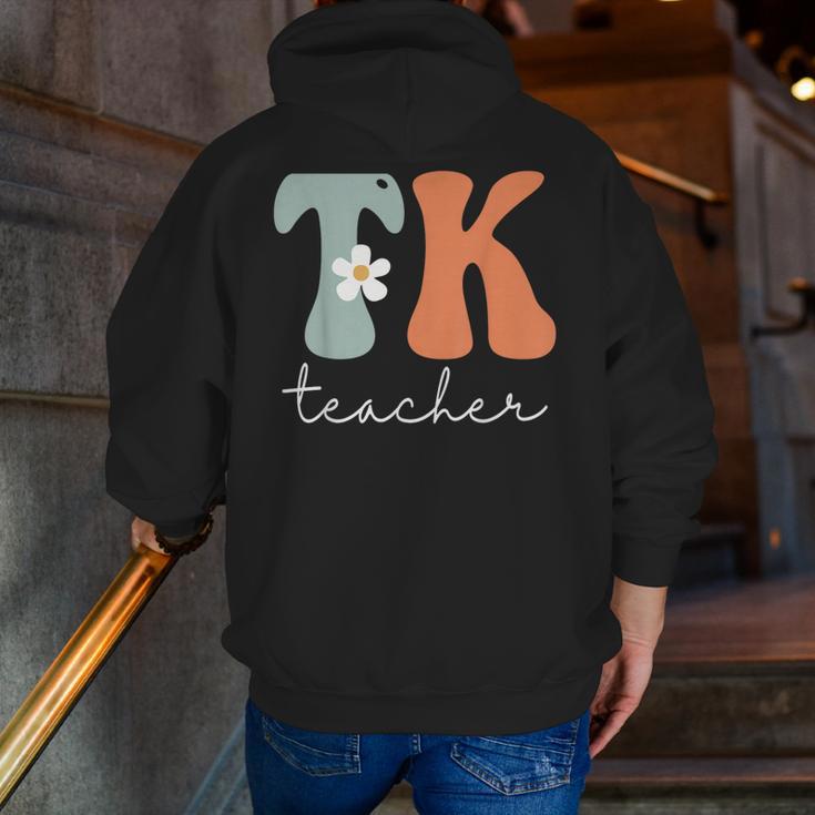 TK Teacher Retro Groovy Vintage Happy First Day Of School Men Zip Up Hoodie Back Print, Groovy Teacher Hoodies, funny gift TK Teacher Retro Groovy Vintage Happy First Day Of School Men Zip Up Hoodie Back Print, Groovy Teacher Hoodies, funny gift