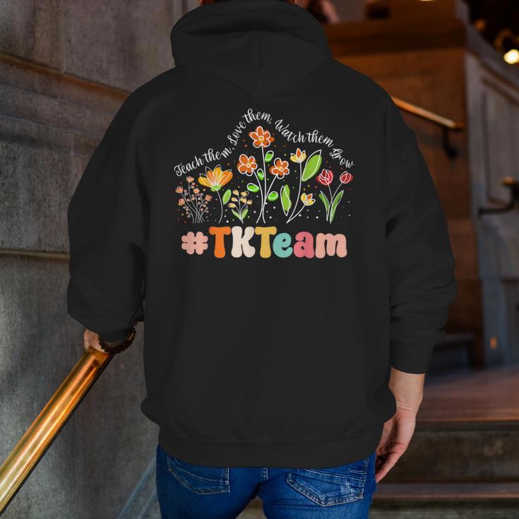 TK Team Appreciation Week Teacher Back To School Men Zip Up Hoodie Back Print, funny gift