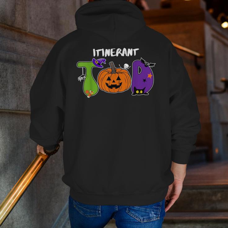 TOD Itinerant Teacher Of The Deaf Halloween ASL Interpreters Men Zip Up Hoodie Back Print, funny gift TOD Itinerant Teacher Of The Deaf Halloween ASL Interpreters Men Zip Up Hoodie Back Print, funny gift