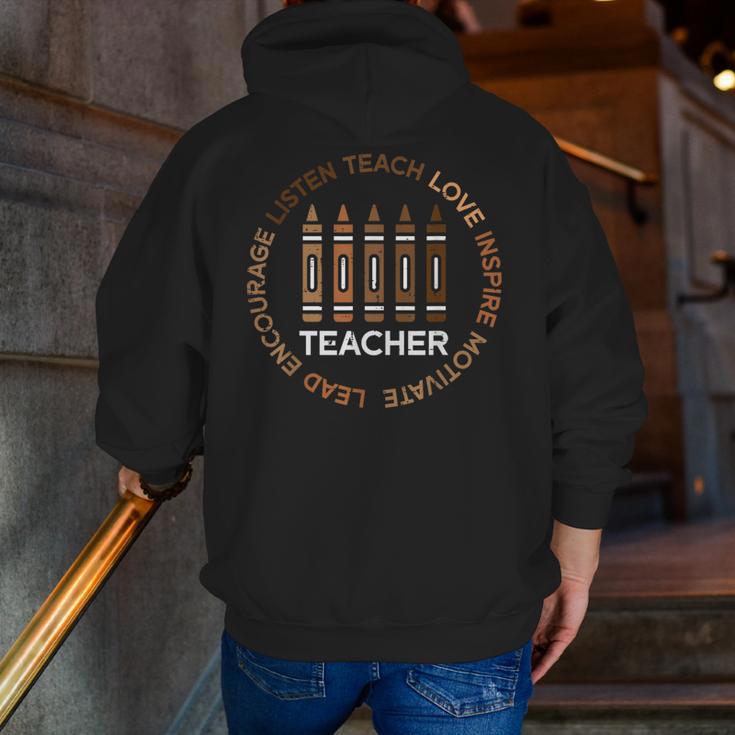 History Teacher Teach Love African American Men Women Men Zip Up Hoodie Back Print, History Teacher Hoodies, funny gift History Teacher Teach Love African American Men Women Men Zip Up Hoodie Back Print, History Teacher Hoodies, funny gift
