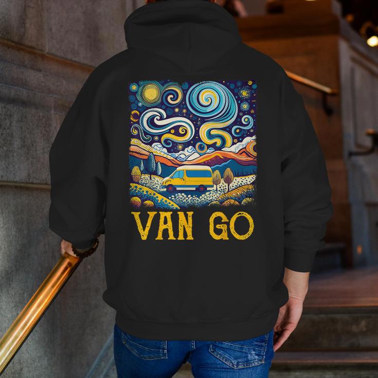 Van Go Vanlife Accessories Artist Art Teacher Men Zip Up Hoodie Back Print, funny gift Van Go Vanlife Accessories Artist Art Teacher Men Zip Up Hoodie Back Print, funny gift