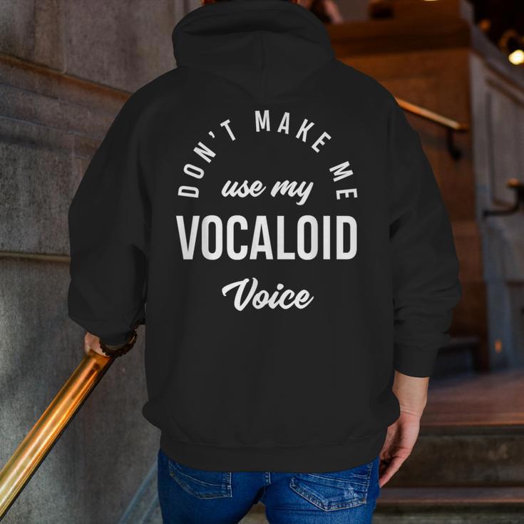 Vocaloid Voice Vocal Music Teacher Singer Singing Men Zip Up Hoodie Back Print, funny gift Vocaloid Voice Vocal Music Teacher Singer Singing Men Zip Up Hoodie Back Print, funny gift