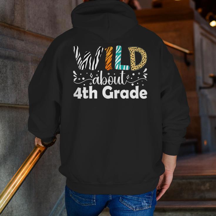 Wild About 4th Grade First Day Of School Teacher Student Men Zip Up Hoodie Back Print, First Grade Teacher Hoodies, 4th Grade Teacher Hoodies, funny gift Wild About 4th Grade First Day Of School Teacher Student Men Zip Up Hoodie Back Print, First Grade Teacher Hoodies, 4th Grade Teacher Hoodies, funny gift