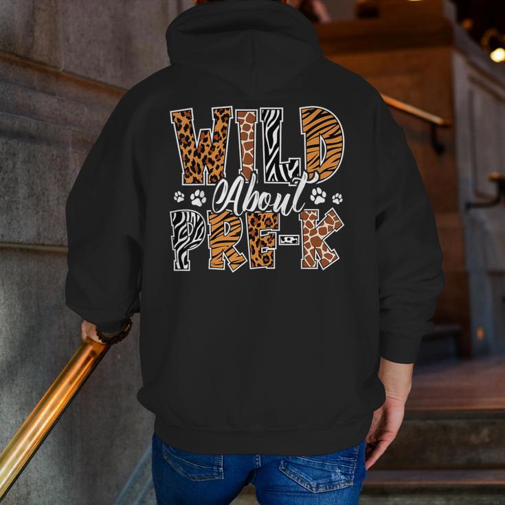 Wild About Pre-K Teacher Student First Day Of Kindergarten Men Zip Up Hoodie Back Print, funny gift Wild About Pre-K Teacher Student First Day Of Kindergarten Men Zip Up Hoodie Back Print, funny gift