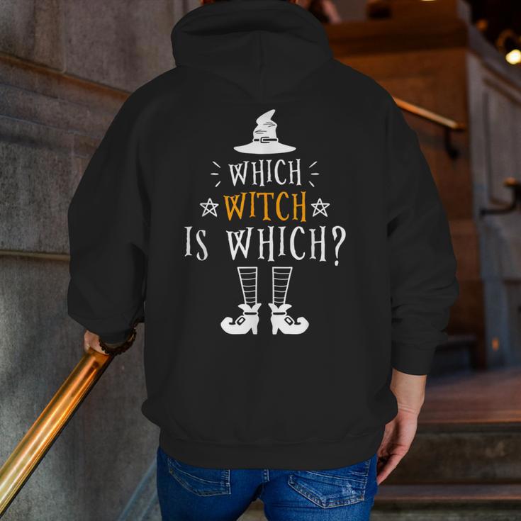 Which Witch Is Which Halloween Grammar Teacher Costume Men Zip Up Hoodie Back Print, funny gift Which Witch Is Which Halloween Grammar Teacher Costume Men Zip Up Hoodie Back Print, funny gift