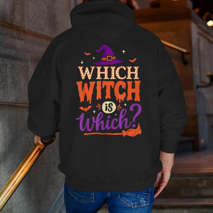 Which Witch Is Which Halloween For Women Men English Teacher Men Zip Up Hoodie Back Print, English Teacher Hoodies, funny gift