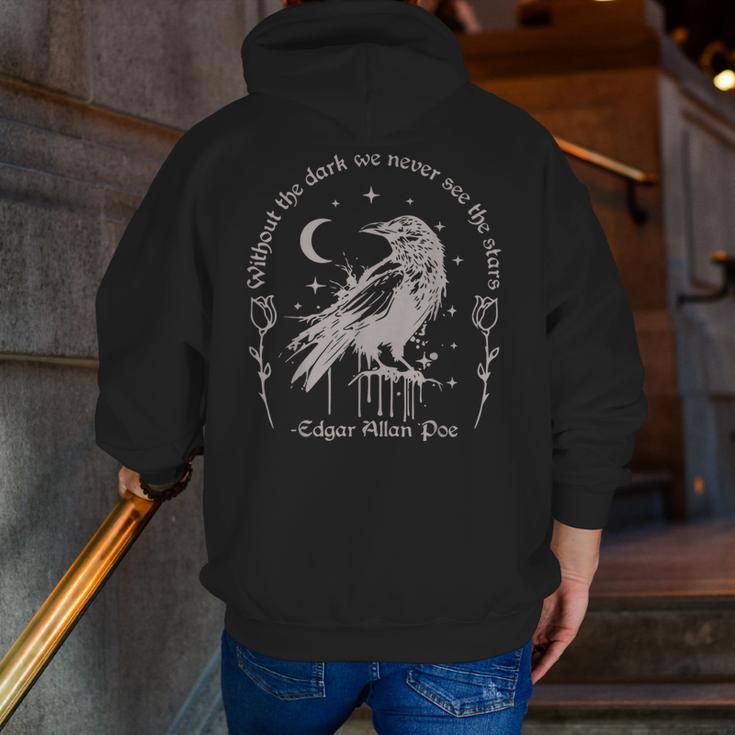 Without The Dark We Never See The Stars Teacher Men Zip Up Hoodie Back Print, funny gift