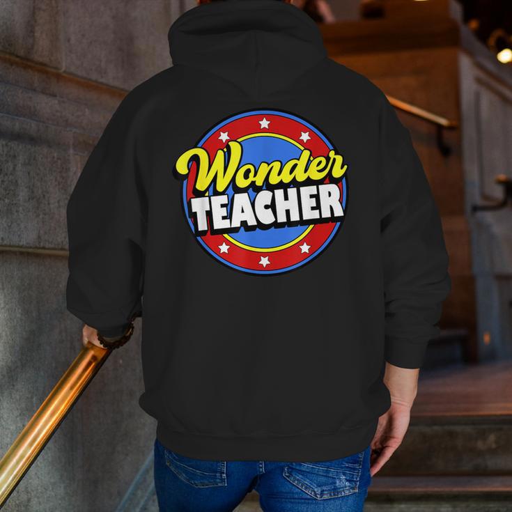 Wonder Teacher Super Woman Power Superhero Back To School Men Zip Up Hoodie Back Print, Super Teacher Hoodies, funny gift Wonder Teacher Super Woman Power Superhero Back To School Men Zip Up Hoodie Back Print, Super Teacher Hoodies, funny gift