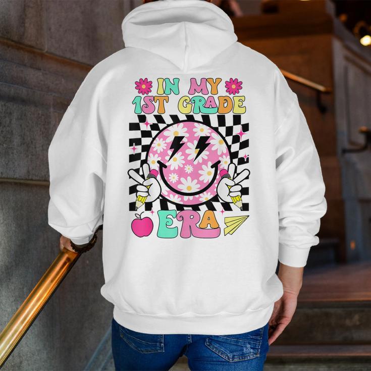 In My 1st Grade Era Smile Face Back To School Teacher Kid Men Zip Up Hoodie Back Print, funny gift In My 1st Grade Era Smile Face Back To School Teacher Kid Men Zip Up Hoodie Back Print, funny gift