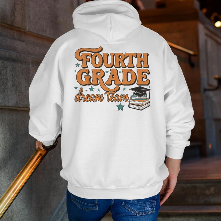 4th Grade Back To School Fourth Grade Dream Team Teacher Men Zip Up Hoodie Back Print, 4th Grade Teacher Hoodies, funny gift 4th Grade Back To School Fourth Grade Dream Team Teacher Men Zip Up Hoodie Back Print, 4th Grade Teacher Hoodies, funny gift