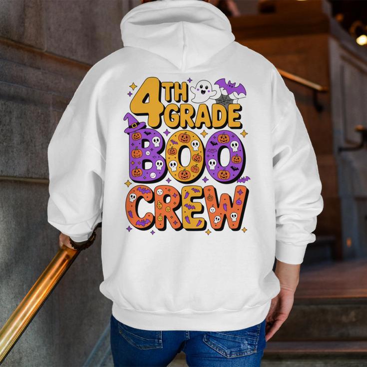 4th Grade Boo Crew Ghost Halloween Teacher Costume Men Zip Up Hoodie Back Print, 4th Grade Teacher Hoodies, funny gift 4th Grade Boo Crew Ghost Halloween Teacher Costume Men Zip Up Hoodie Back Print, 4th Grade Teacher Hoodies, funny gift