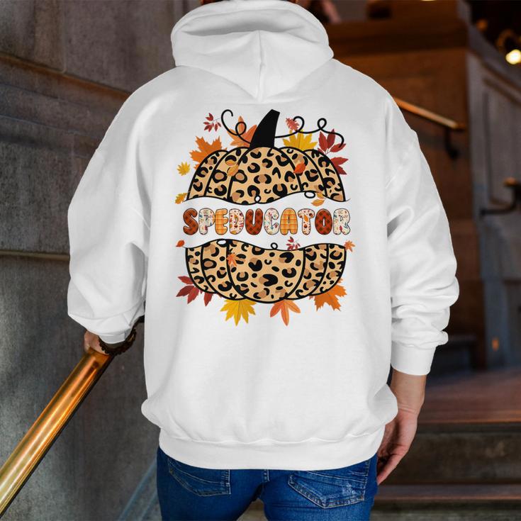 Autumn Fall SPED ED Teacher Thankful Grateful Pumpkin Retro Men Zip Up Hoodie Back Print, funny gift Autumn Fall SPED ED Teacher Thankful Grateful Pumpkin Retro Men Zip Up Hoodie Back Print, funny gift