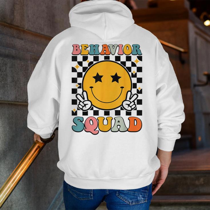 Behavior Squad Specialist Analyst Behavior Teacher Retro Men Zip Up Hoodie Back Print, funny gift Behavior Squad Specialist Analyst Behavior Teacher Retro Men Zip Up Hoodie Back Print, funny gift