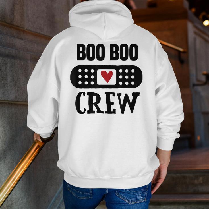 Boo Boo Crew First Aid School Nurse Day Care Teacher Men Zip Up Hoodie Back Print, funny gift Boo Boo Crew First Aid School Nurse Day Care Teacher Men Zip Up Hoodie Back Print, funny gift