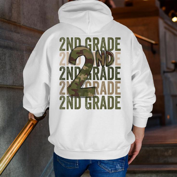 Camo Team 2nd Grade Squad Back To School Teacher Kids Boys Men Zip Up Hoodie Back Print, 2nd Grade Teacher Hoodies, funny gift Camo Team 2nd Grade Squad Back To School Teacher Kids Boys Men Zip Up Hoodie Back Print, 2nd Grade Teacher Hoodies, funny gift