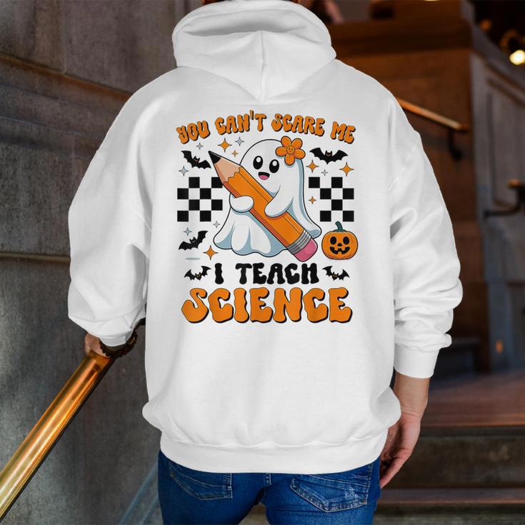 You Can't Scare Me I Teach Science Retro Teacher Halloween Men Zip Up Hoodie Back Print, Science Teacher Hoodies, funny gift You Can't Scare Me I Teach Science Retro Teacher Halloween Men Zip Up Hoodie Back Print, Science Teacher Hoodies, funny gift
