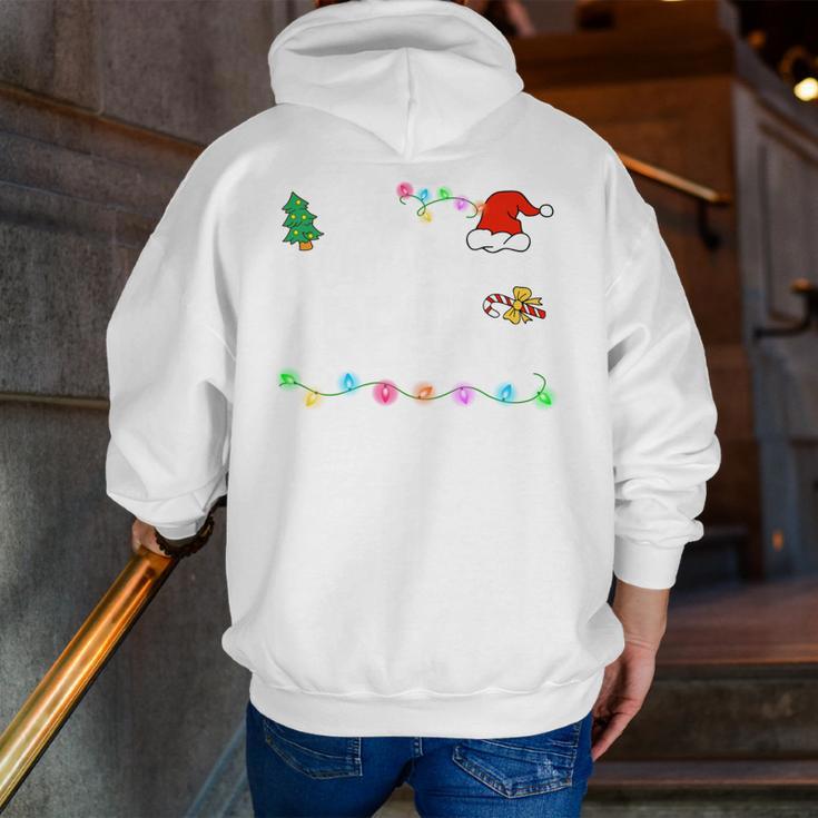Is It Christmas Break Yet Teacher Xmas Light Santa Hat Men Zip Up Hoodie Back Print, funny gift Is It Christmas Break Yet Teacher Xmas Light Santa Hat Men Zip Up Hoodie Back Print, funny gift