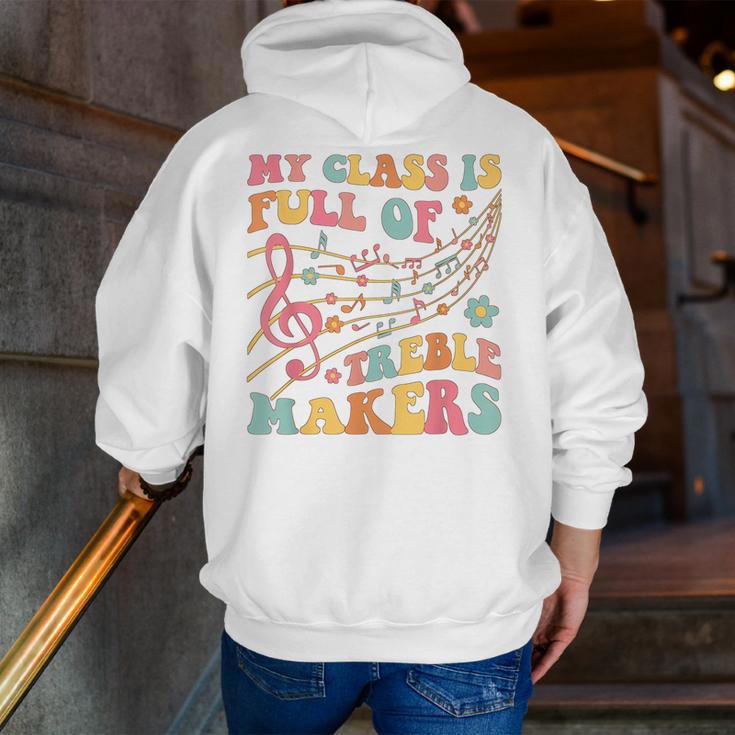 My Class Is Full Of Treble Makers Funny Music Teacher Groovy Men Women Girls Kids Men Zip Up Hoodie Back Print, Groovy Teacher Hoodies, funny gift My Class Is Full Of Treble Makers Funny Music Teacher Groovy Men Women Girls Kids Men Zip Up Hoodie Back Print, Groovy Teacher Hoodies, funny gift