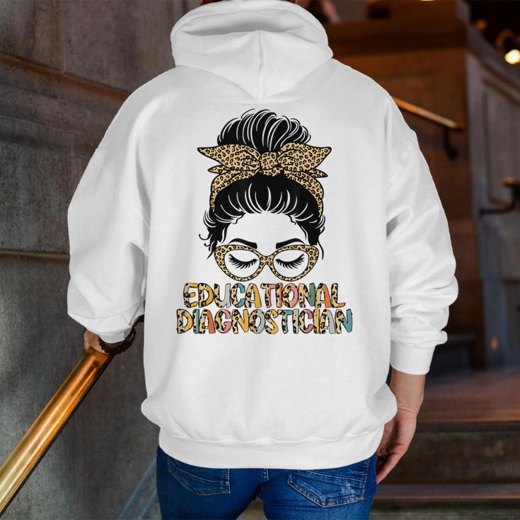 Cute Educational Diagnostician Teacher Appreciation Week Men Women Men Zip Up Hoodie Back Print, funny gift Cute Educational Diagnostician Teacher Appreciation Week Men Women Men Zip Up Hoodie Back Print, funny gift