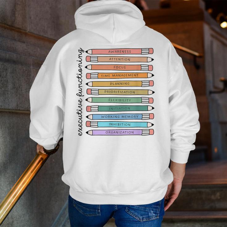 Executive Functioning Skills Back To School Sped Teacher SLP Men Zip Up Hoodie Back Print, funny gift Executive Functioning Skills Back To School Sped Teacher SLP Men Zip Up Hoodie Back Print, funny gift