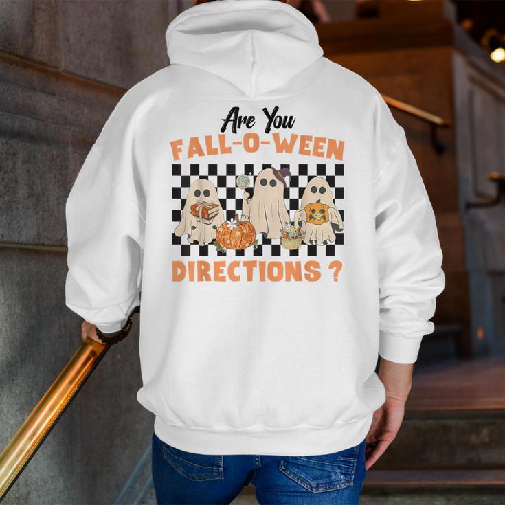 Are You Fall-O-Ween Directions Halloween Ghost Fall Teacher Men Zip Up Hoodie Back Print, funny gift Are You Fall-O-Ween Directions Halloween Ghost Fall Teacher Men Zip Up Hoodie Back Print, funny gift