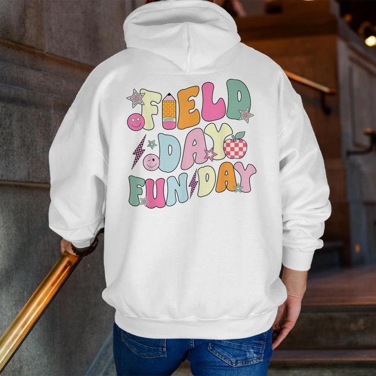 Field Day Fun Day Last Day Of School Teacher Student Men Zip Up Hoodie Back Print, funny gift Field Day Fun Day Last Day Of School Teacher Student Men Zip Up Hoodie Back Print, funny gift
