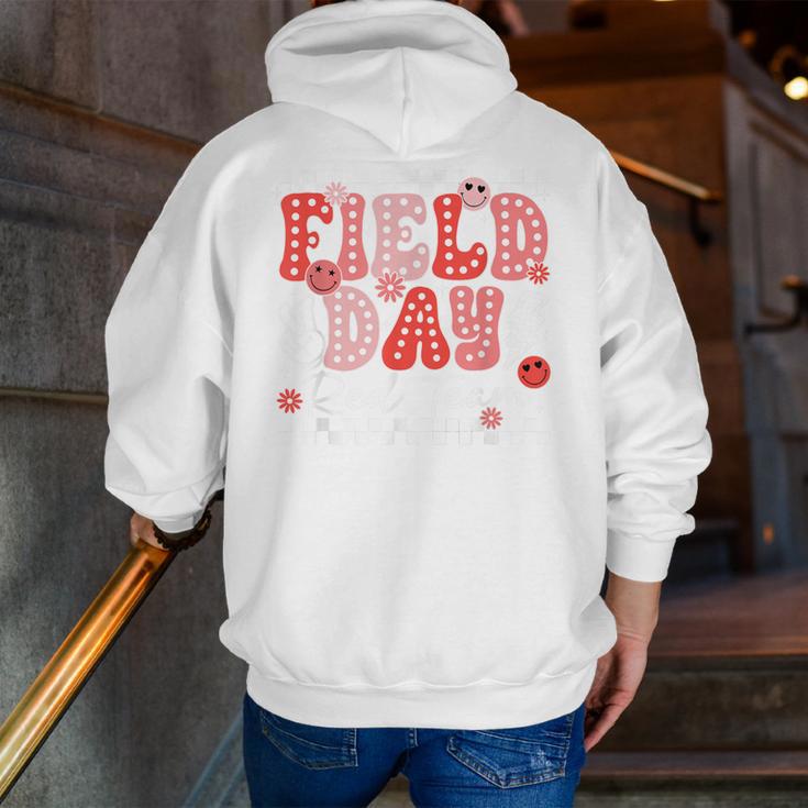 Field Day Red Team Outdoor Field Day Games For Kids Teacher Men Zip Up Hoodie Back Print, funny gift