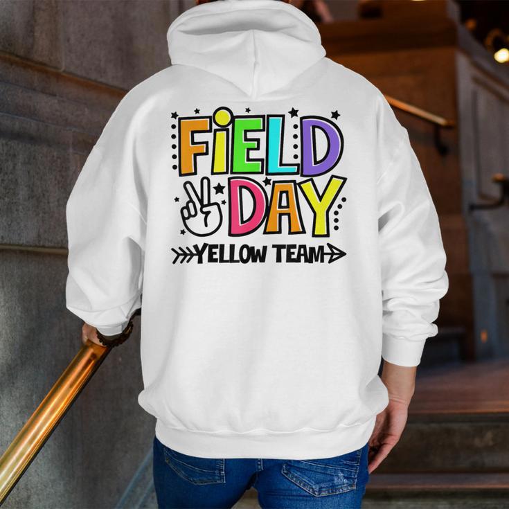 Field Day Yellow Team For Teacher Kids Field Day Games Men Zip Up Hoodie Back Print, funny gift Field Day Yellow Team For Teacher Kids Field Day Games Men Zip Up Hoodie Back Print, funny gift