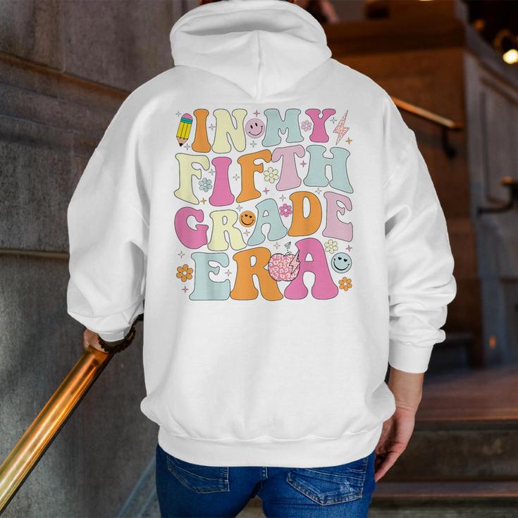 In My Fifth Grade Era 5th Grade Era Teacher Back To School Men Zip Up Hoodie Back Print, funny gift