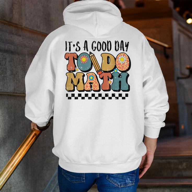 Good Day To Do Math Teacher Vintage Groovy Nerd Women Men Men Zip Up Hoodie Back Print, Groovy Teacher Hoodies, funny gift Good Day To Do Math Teacher Vintage Groovy Nerd Women Men Men Zip Up Hoodie Back Print, Groovy Teacher Hoodies, funny gift