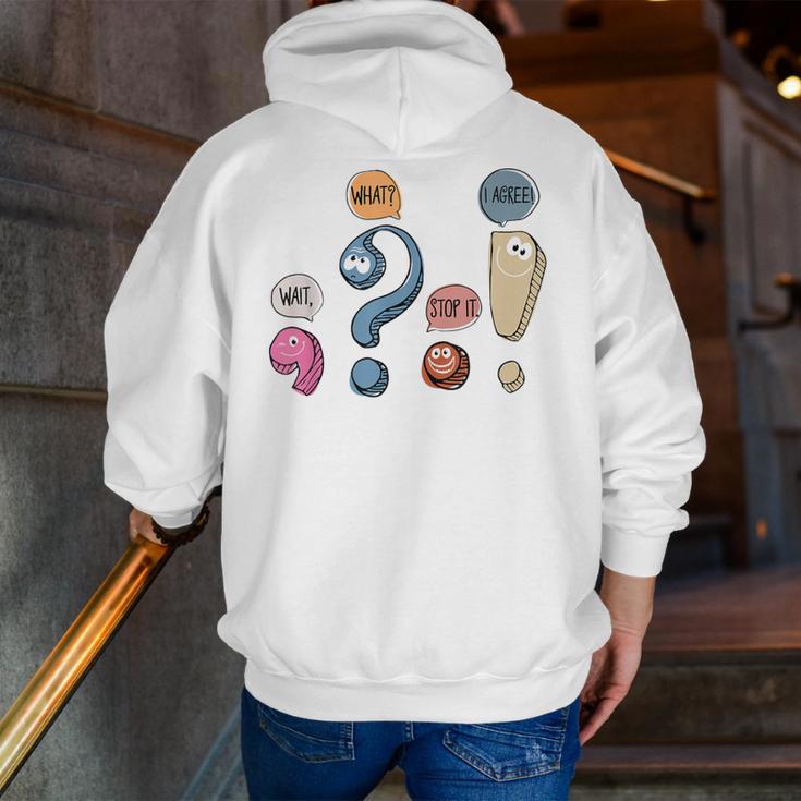 Grammar Teacher Punctuation For English Teacher Men Women Men Zip Up Hoodie Back Print, English Teacher Hoodies, funny gift Grammar Teacher Punctuation For English Teacher Men Women Men Zip Up Hoodie Back Print, English Teacher Hoodies, funny gift