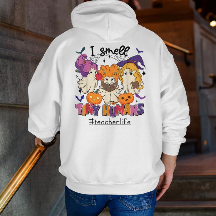 Halloween Teacher Smell a Tiny Human Ghost Spooky Season Men Zip Up Hoodie Back Print, funny gift Halloween Teacher Smell a Tiny Human Ghost Spooky Season Men Zip Up Hoodie Back Print, funny gift
