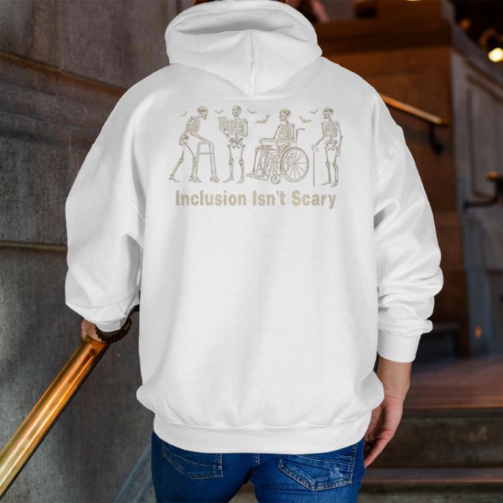 Inclusion Isn't Scary Skeleton Halloween Sped Teacher Premium Tri-Blend Men Zip Up Hoodie Back Print, funny gift Inclusion Isn't Scary Skeleton Halloween Sped Teacher Premium Tri-Blend Men Zip Up Hoodie Back Print, funny gift